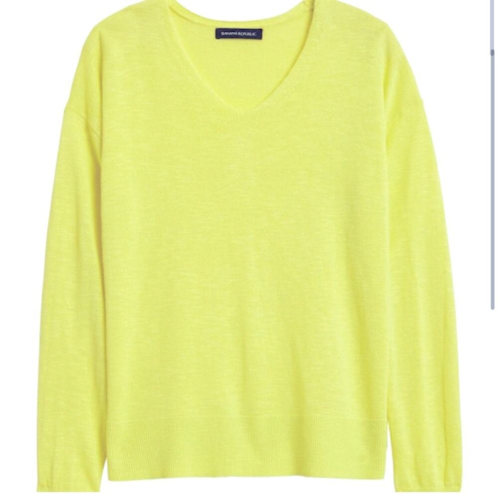 NWT - Banana Republic Linen-Blend Sweater